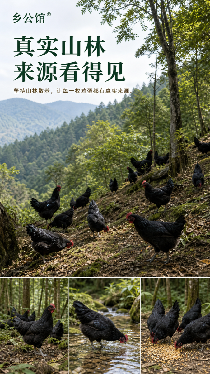 乡公馆山林散养基地